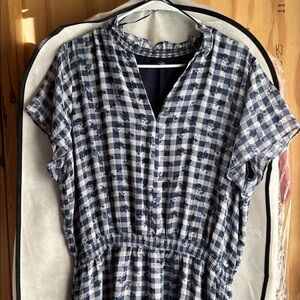 1.STATE Wildflower Bouquet High-Low Ruffle Dress